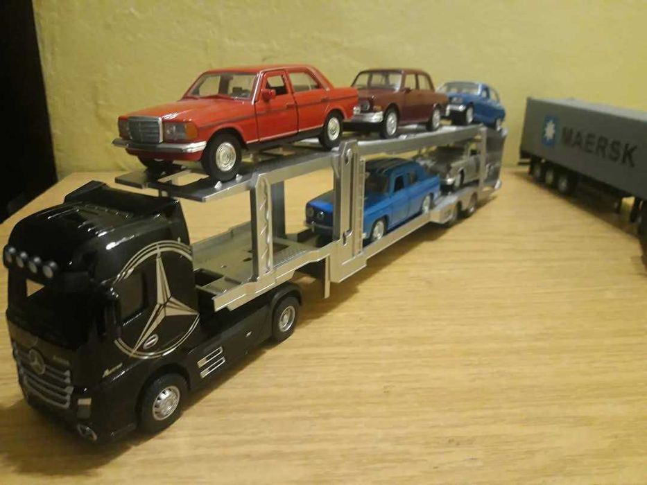 Autotren/autotrailer NOU, Scani si Mercedes Actros, scara 1:50