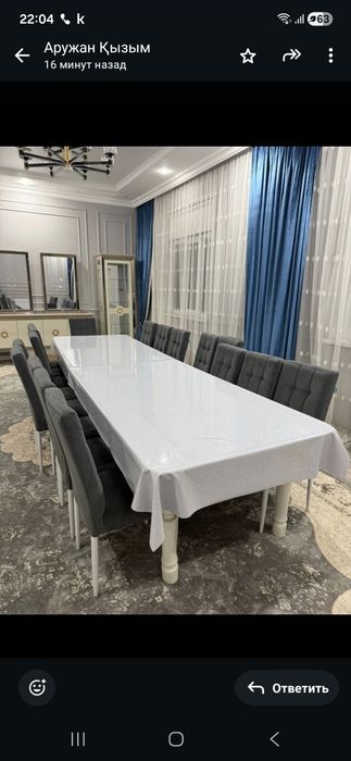 Стол  стулья 18шт