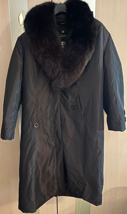 Куптка с меховым воротником, , размер 48-50