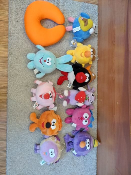 Смешарики мягкие.