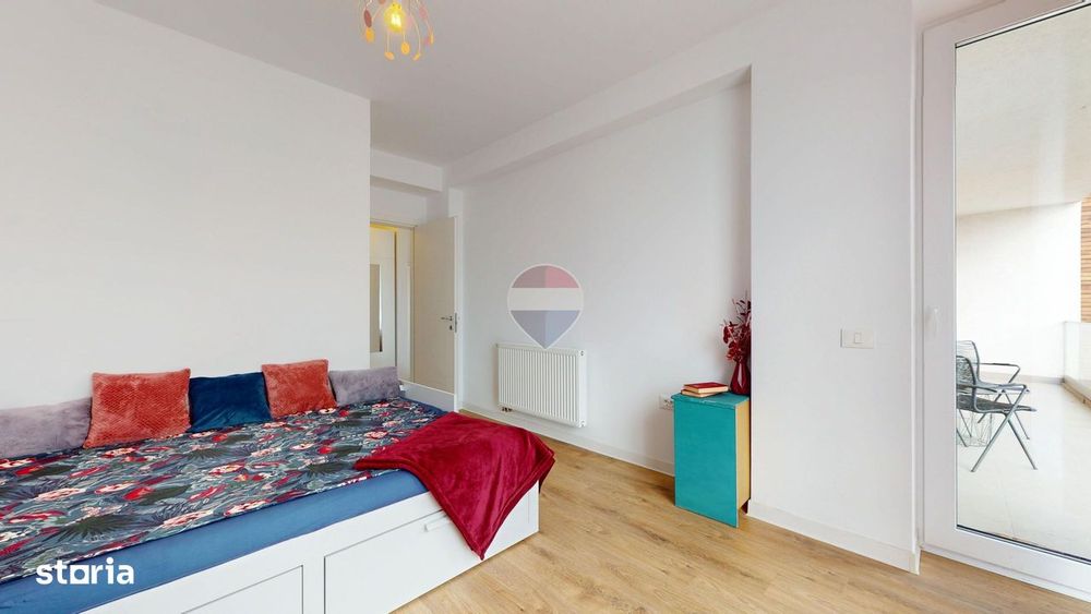 Apartament cu 2 camere de închiriat în UNO Brașov | Balcon generos