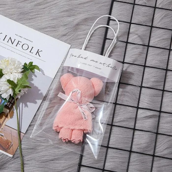 Полотенчик + подарочный пакетик