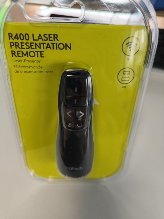 Безжичен поинтер презентатор Logitech r400