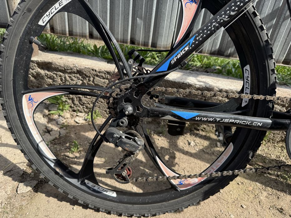 Велосипед с титановыми дисками