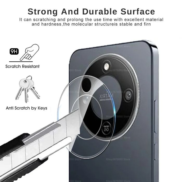 Honor Magic 8 Lite / 8 Pro / 3D 9H Стъклен протектор за камера