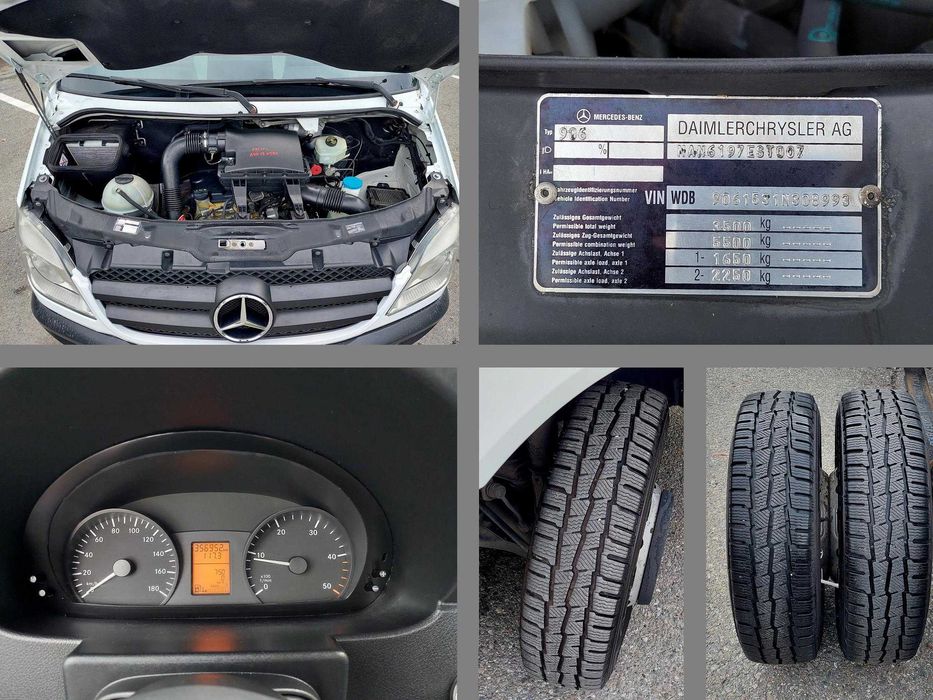 Mercedes Benz SPRINTER W906 2.2cdi 150cp *2008* Axa Dubla/AC/KM Reali