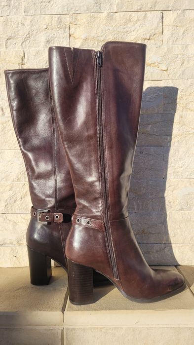 Cizme Batta, nr. 38, maro inchis, stare impecabila