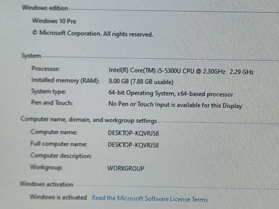 vand laptop diagnoza Lenovo ThinkPad X250.13"FH.i5 5300.8 Gb.Ssd 128