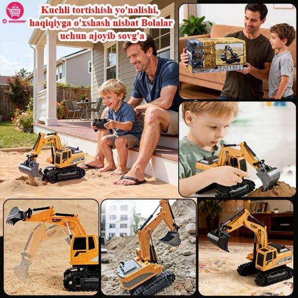 Bolalar uchun ekskavator