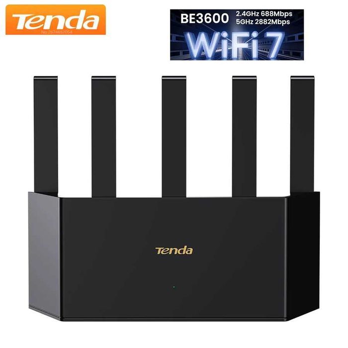 Router Wireless Gigabit Wi-Fi 7 TENDA TE3L BE3600 Dual-Band 688 + 2882