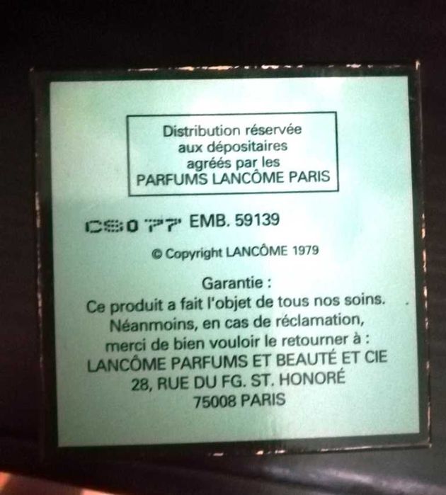 Флакон от духов (парфюм) Climat (LANCOME) винтаж
