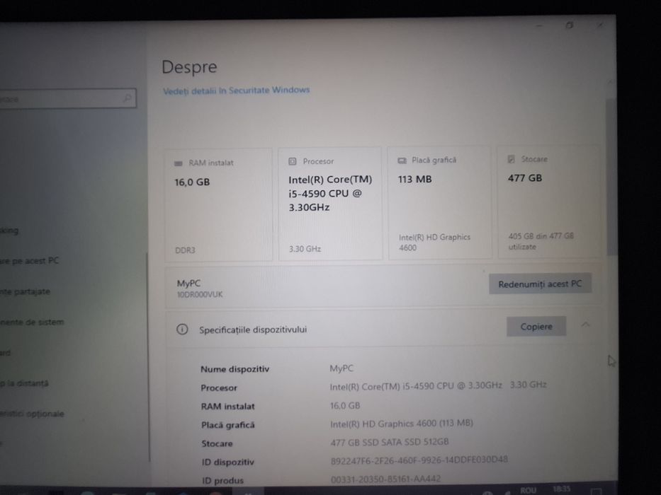 Vand unitate mai multe detali in pv