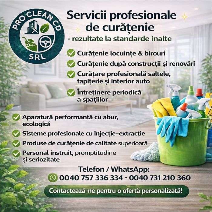 Servicii de curățenie