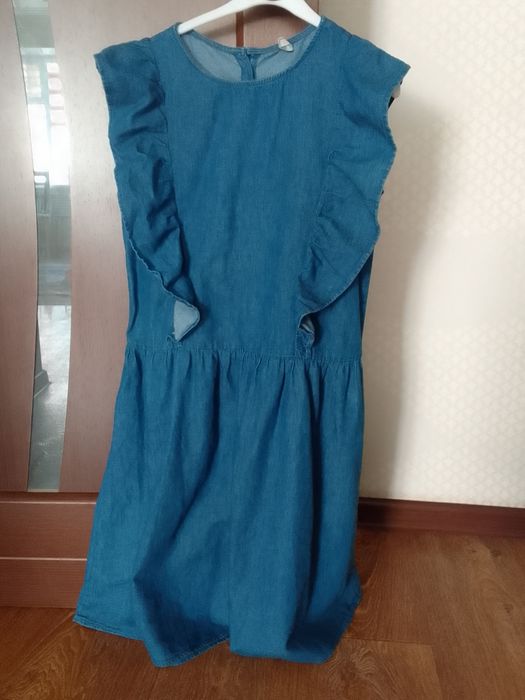 джинсовое платье