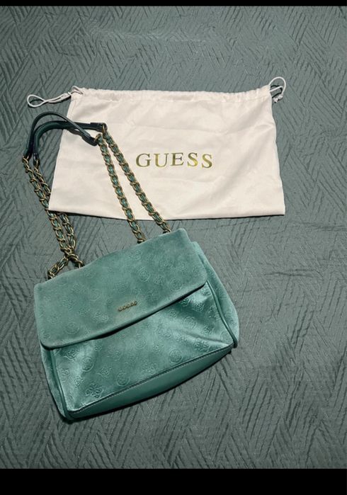Geanta Guess verde menta