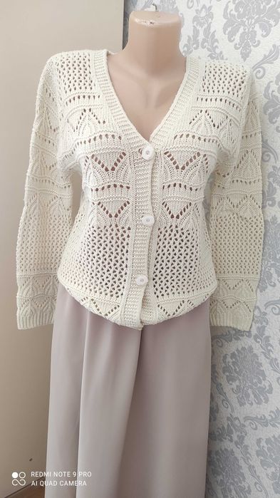 Кофточка ажурная женская
