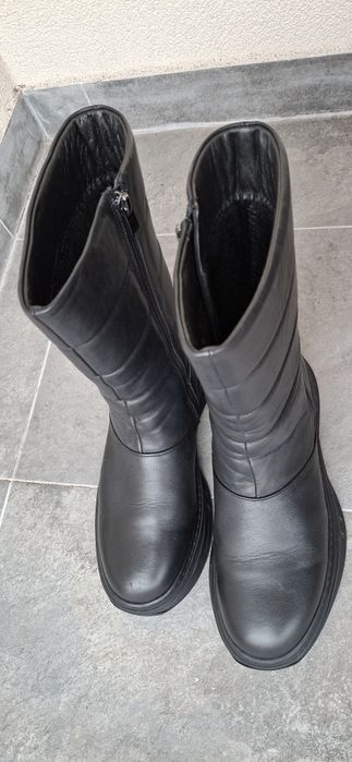 Cizme piele naturala 39 imblanite romanesti