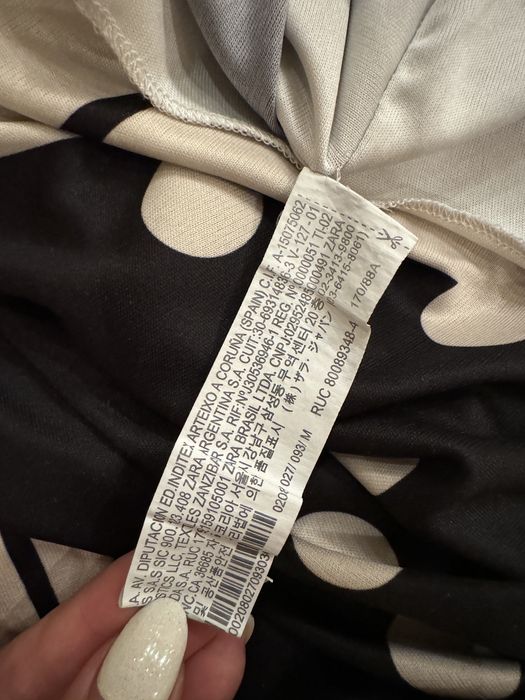 Compleu  Zara cu buline