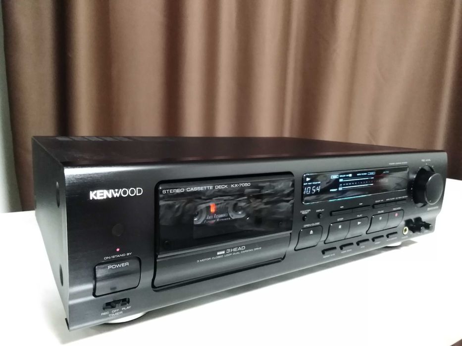 deck kenwood kx 7050 3 head
