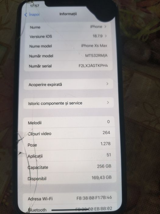iPhone xs max 256gb