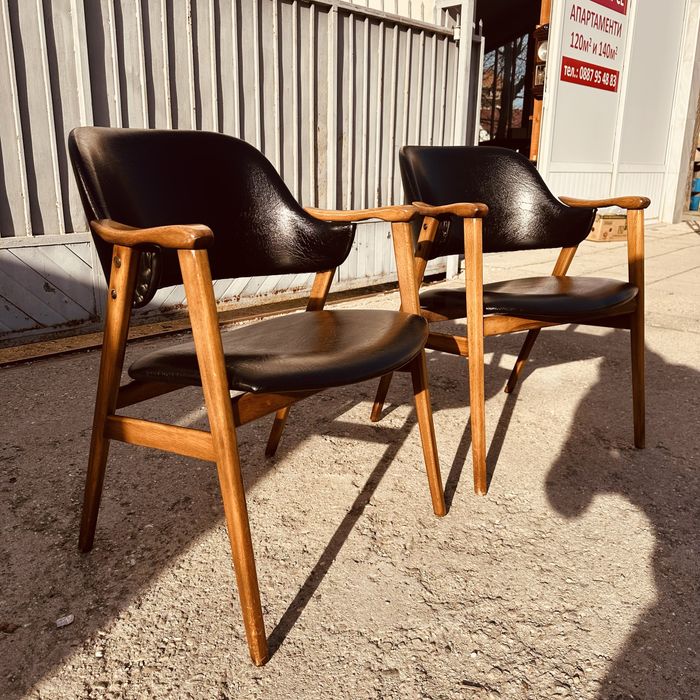 Винтидж шведски столове – Scandinavian Mid-Century, 1950–60 г.