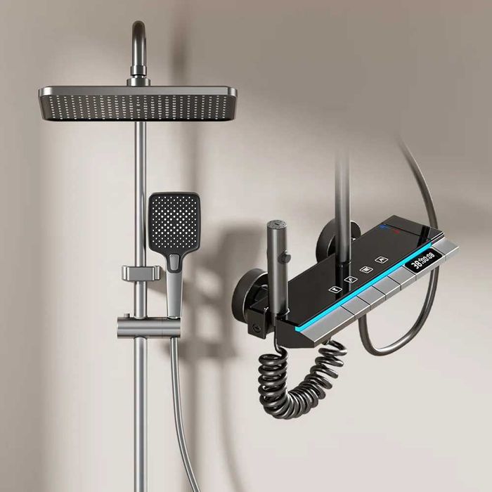 Модерен интелигентен душ с дисплей и LED подсветка D55