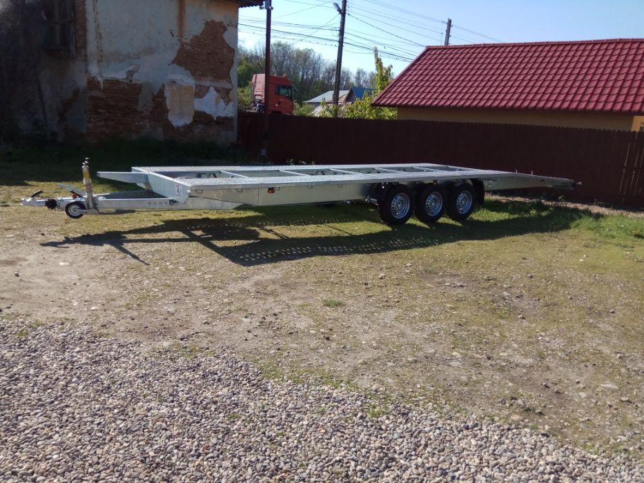 Platforma transport 2 masini, 8.5 m, 3500 kg, Noua, OFERTA!