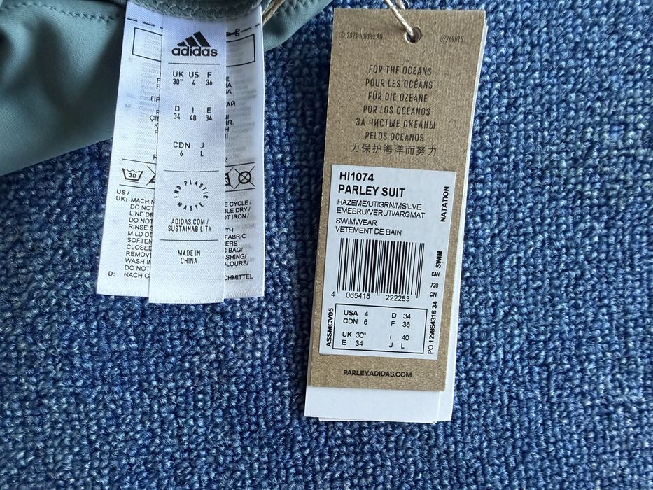 Adidas Parley Swimsuit ОРИГИНАЛЕН дамски цял бански - S-M