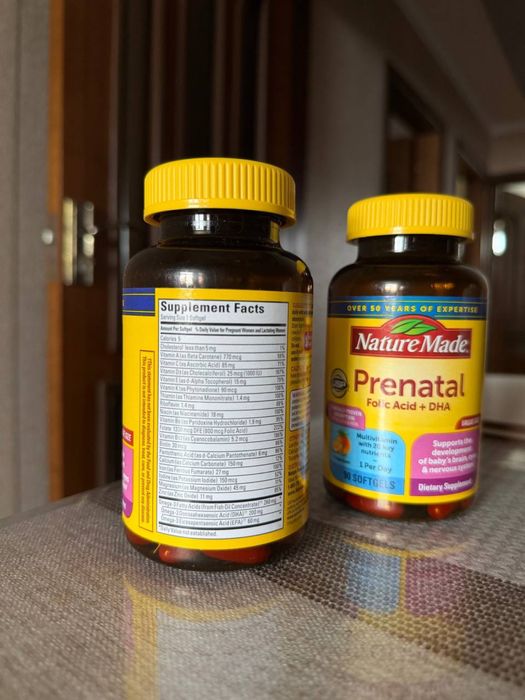 Nature made (фолиевая кислота+дгк, мультивитамины)