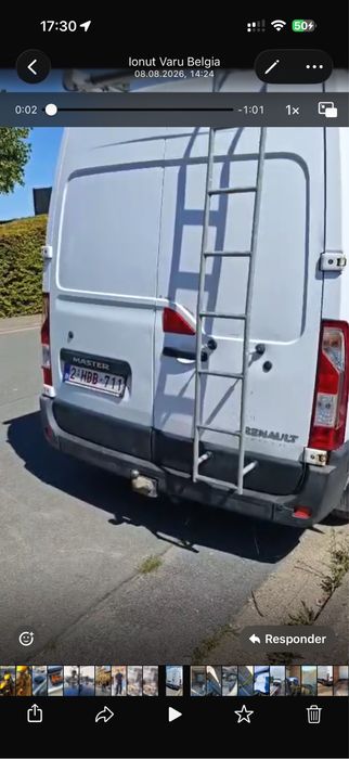 Portbagaj, scara autoutilitara renault master
