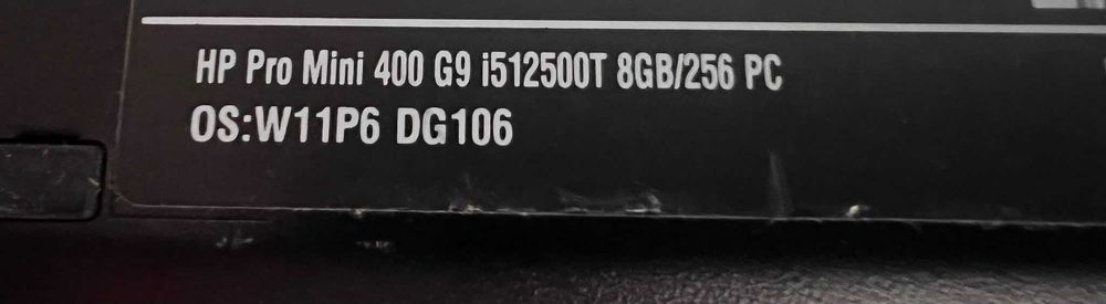 PC HP Pro Mini 400 G9 i5 Gen 12 / 8GB RAM * Krom Amanet Margeanulu *