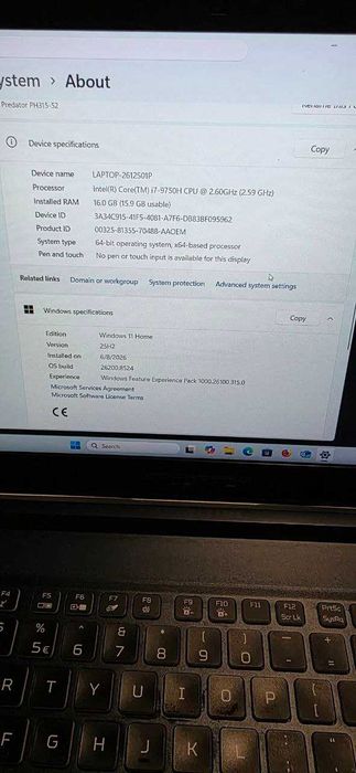 Acer Predator Helios 300 (2019) / i7-9750H / 16GB RAM / 144Hz