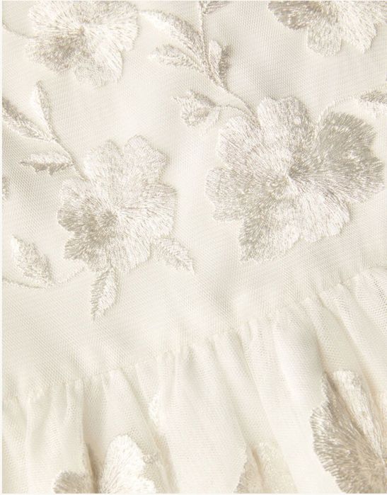 Rochie Monsoon Luna brodată, ivory 12- 13 Ani