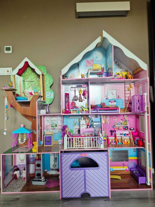 Огромна детска дървена куклена къща/имение KidKraft в отлично с-яние