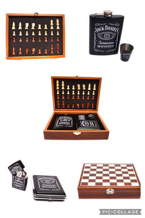 Стилен подаръчен комплект за мъже в картонена кутия.