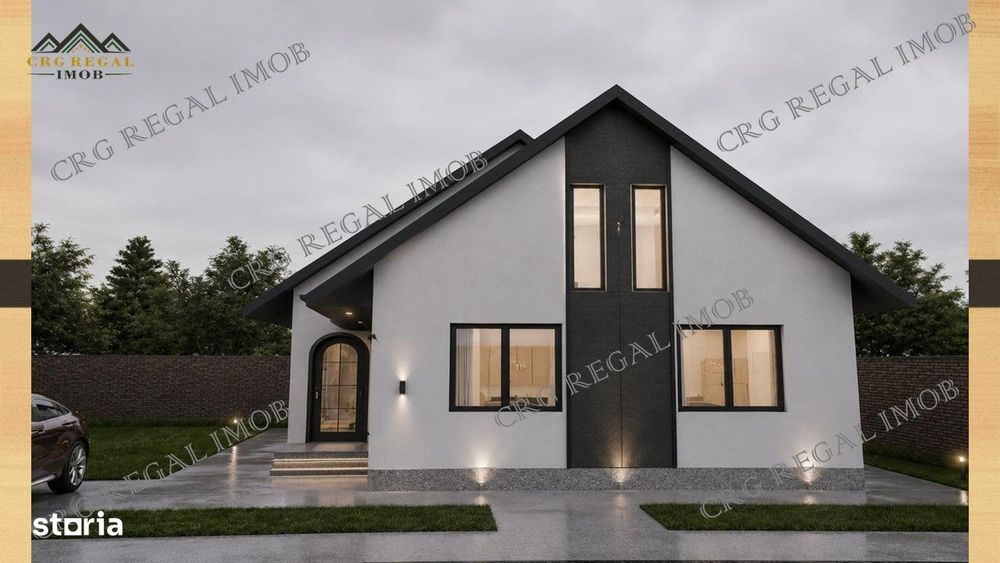 Casa noua 5 camere Teren 360mp 100 m de bulevard Comuna Berceni Ilfov