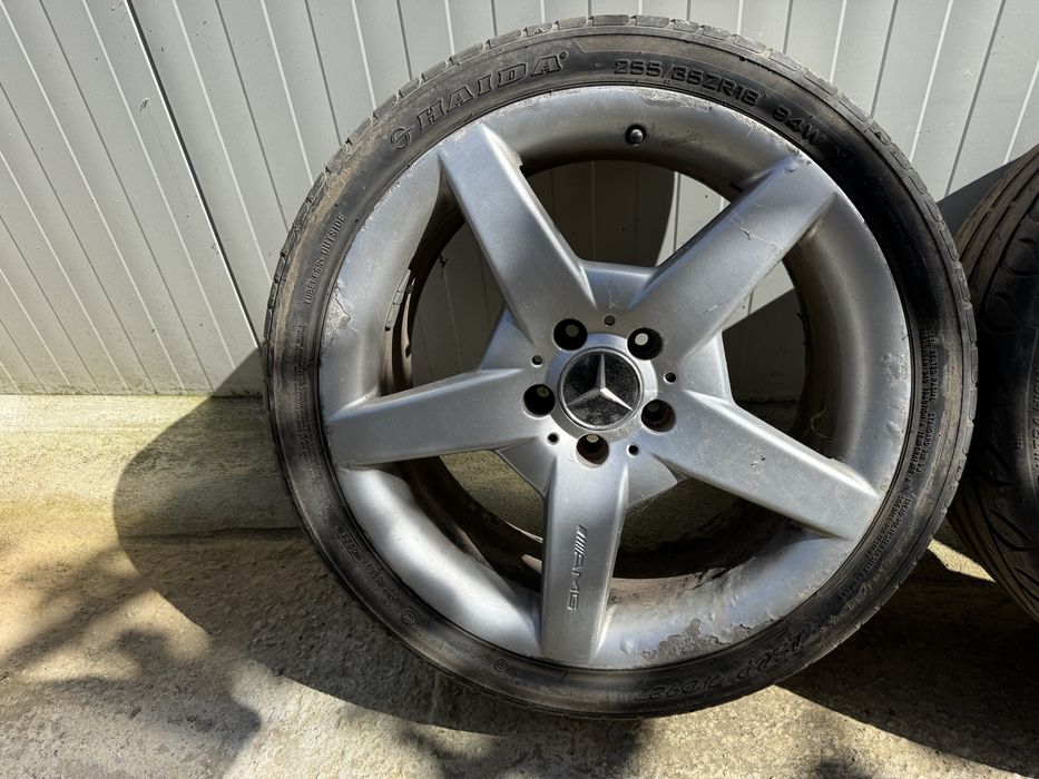 4 броя 18ки джанти CLK AMG спорт пакет 7.5J ET37 на 8.5J ET30 Mercedes