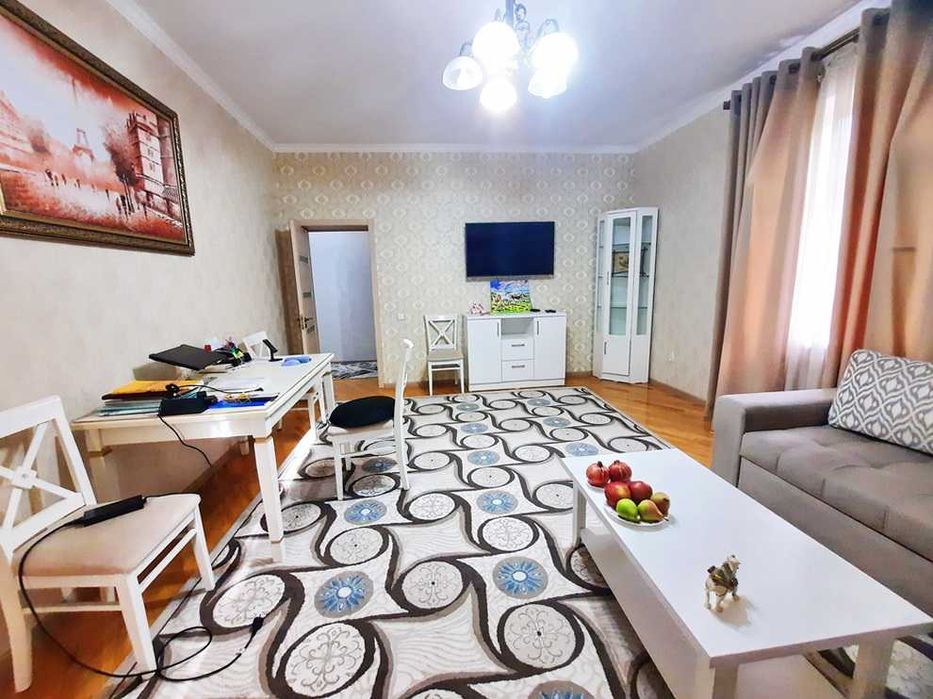 3.3.4 Метро Буюк Ипак Йули (95 кв.м с евроремонтом,мебелью и техникой)