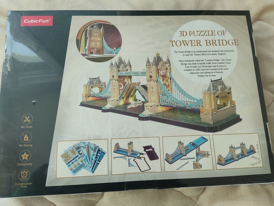 3D  Пъзел of Tower Bridge