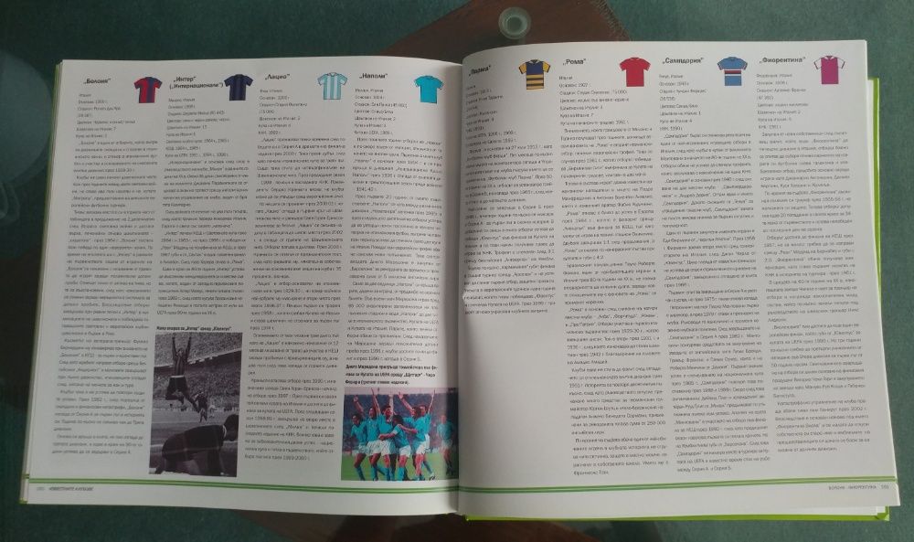 Продавам 4 броя футболни енциклопедии / книги