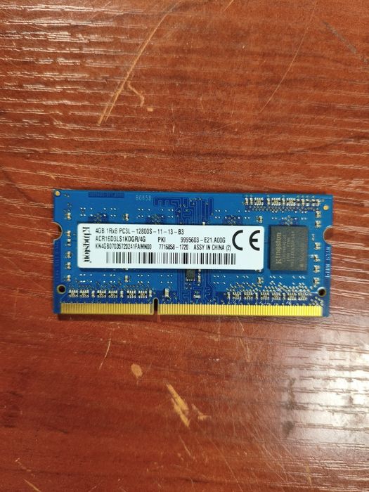 Ddr 3 4 gb noutbook ichidan yechilgan radnoy