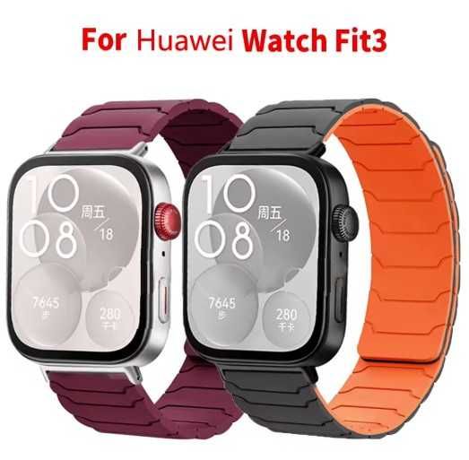Curea silicon+Metal Huawei Watch Fit 3, Fit 4, Fit 4Pro