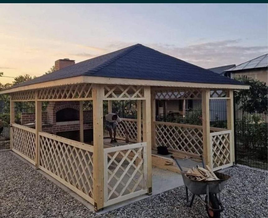 Vând Foisoare terase pergole căsuțe de grădină