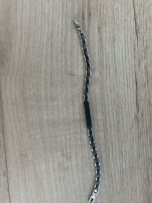 Bratara originala Sector metalica argintiu/negru