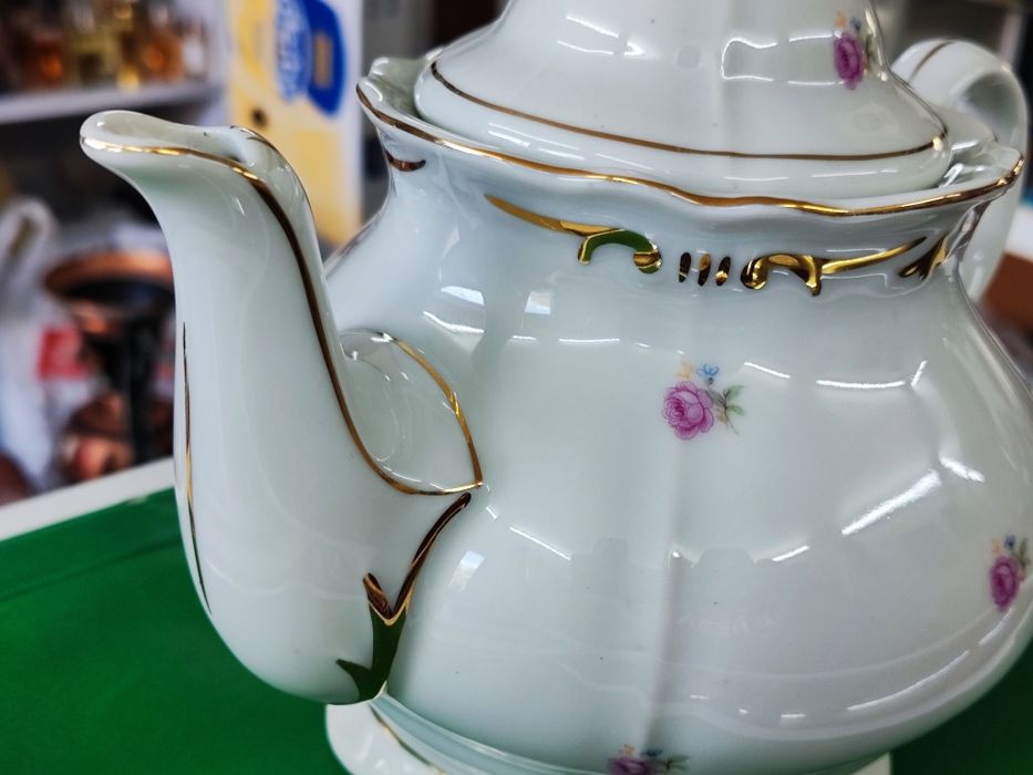 Български чайник порцелан 1958 г