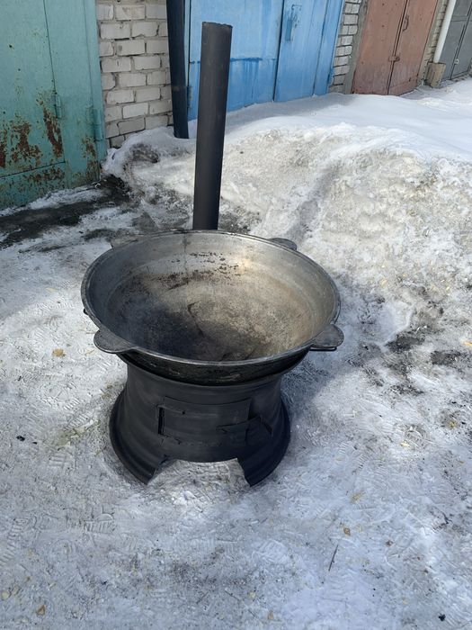 Ошак советский казан