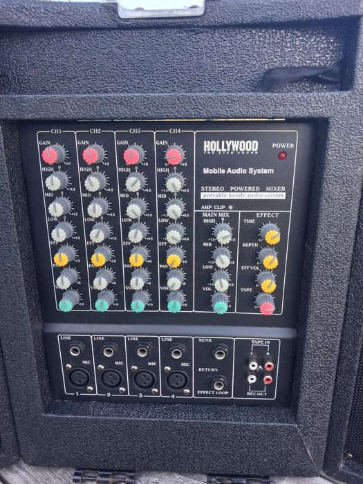 Mixer portabil activ cu boxe  HOLLYWOOD