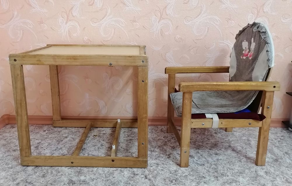 Детский стол со стульчиком, трансформер
