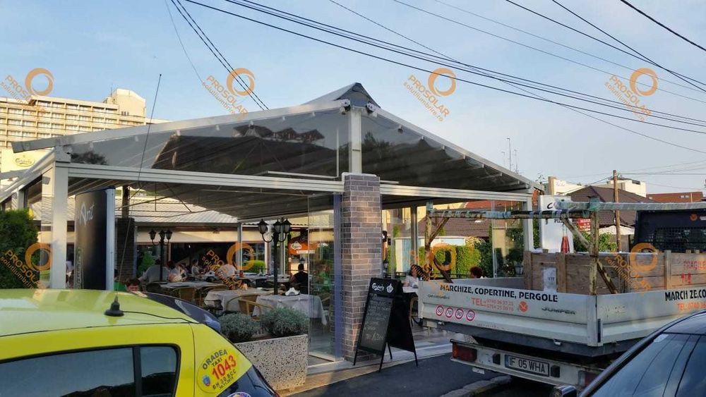 Pergola All-seasons cu membrana PVC motorizată CLUJ