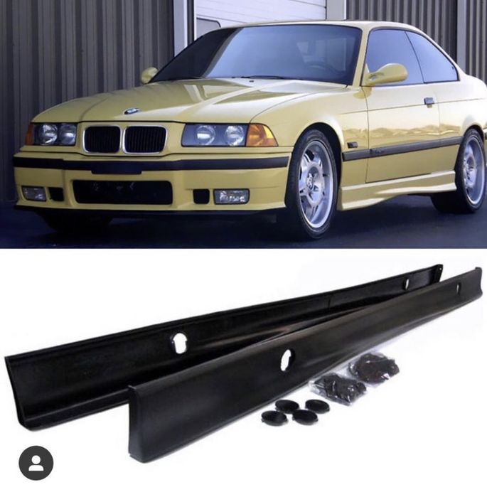 Бампер BMW E36 M стиль бампер порог диффузор молдинг